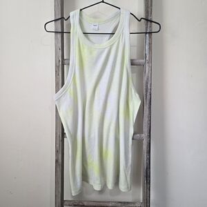 ⭐️40% Off⭐️ Old Navy Neon Yellow Tie Dye UltraLite Racerback Rib-Knit Tank